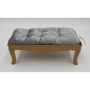 American Girl Doll Grand Hotel Gold Bench Gray Cushion Replacement 2017